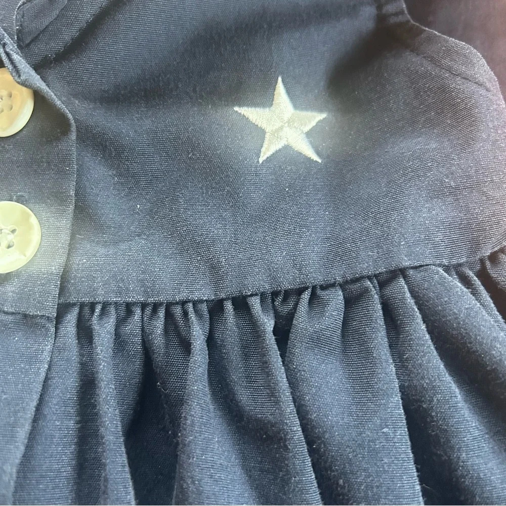 Sophie Rose Vintage Navy Sailor Dress Girls Toddler Size 2T Nautical Outfit